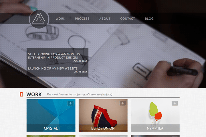 Marie Lambert website preview
